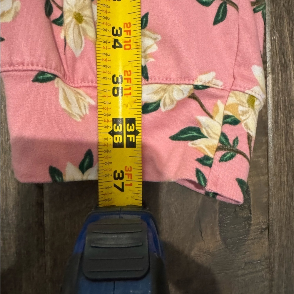 DRAPER JAMES Floral Pink Jogger Pants Size L Cottagecore Leisure Comfy Soft - Picture 15 of 15